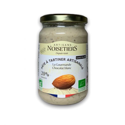 Pâte à tartiner artisanale – La Gourmande (chocolat blanc)