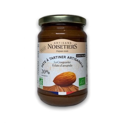 Pâte à tartiner artisanale – La Croquante (éclats d’amande)
