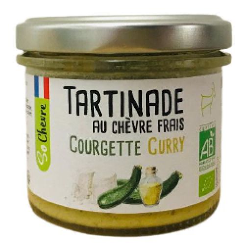Tartinade au chèvre frais / Courgette Curry