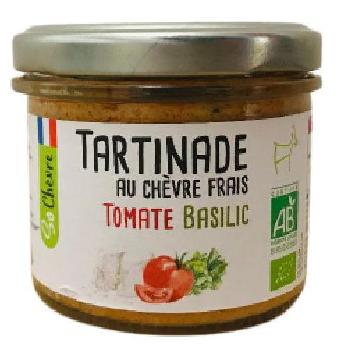 Tartinade au chèvre frais / Tomate Basilic