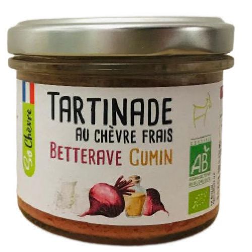 Tartinade au chèvre frais / Betterave Cumin